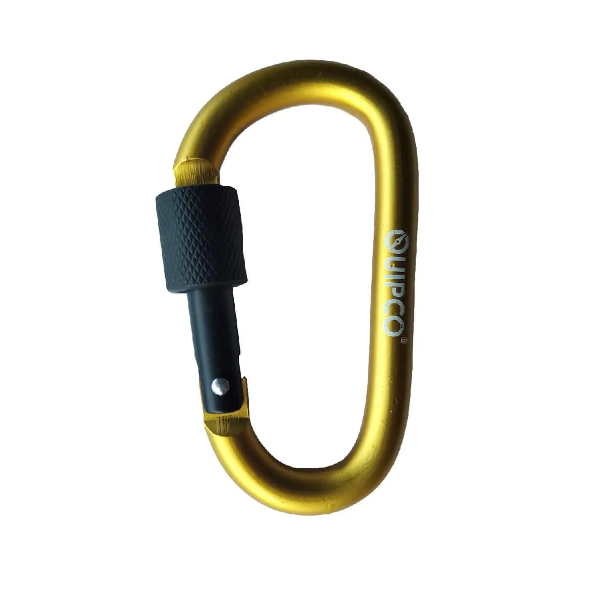 Coral Screwgate Accessory Carabiner - 8cms - Yellow