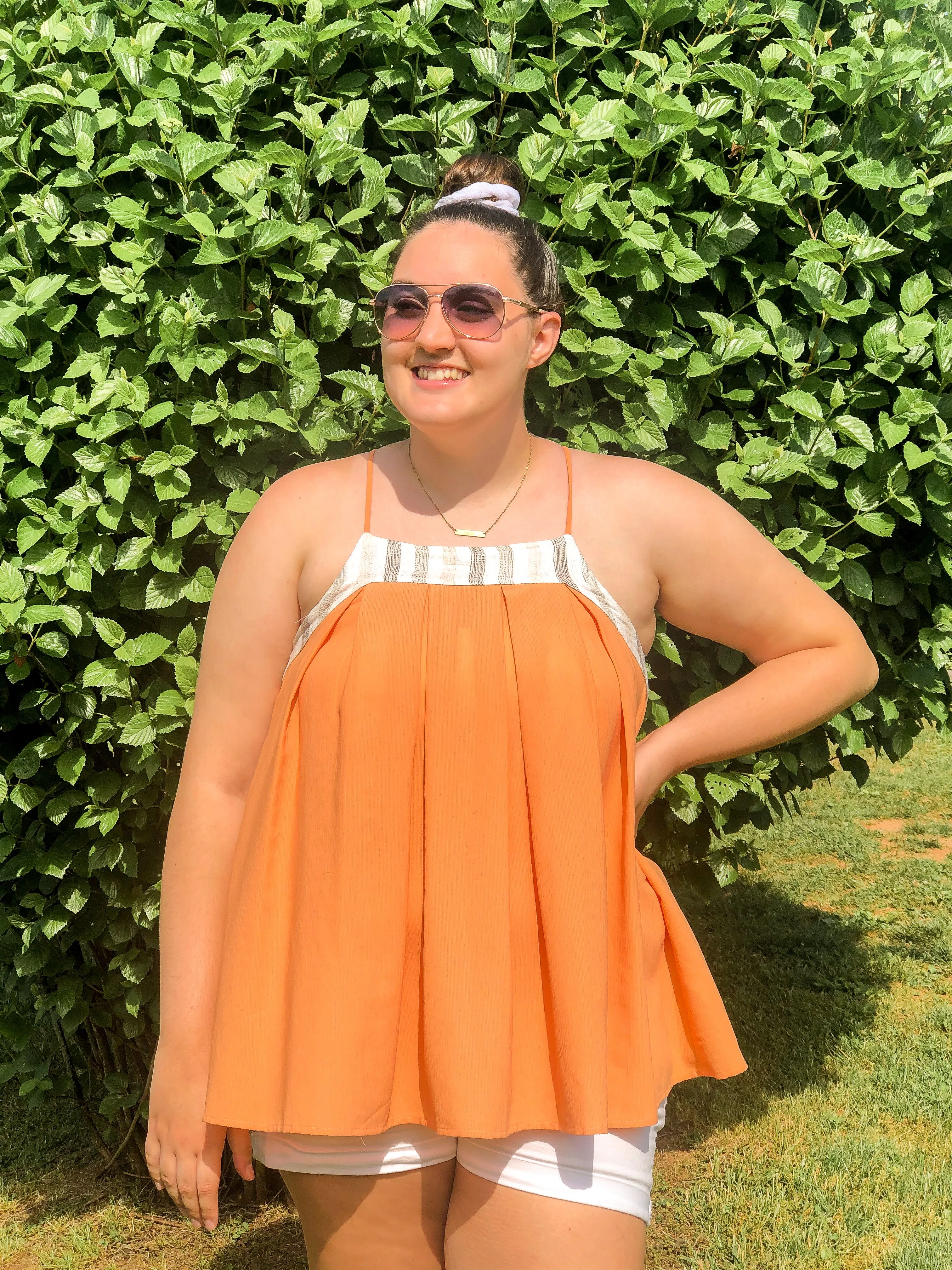 Creamsicle Peachy Tank Top