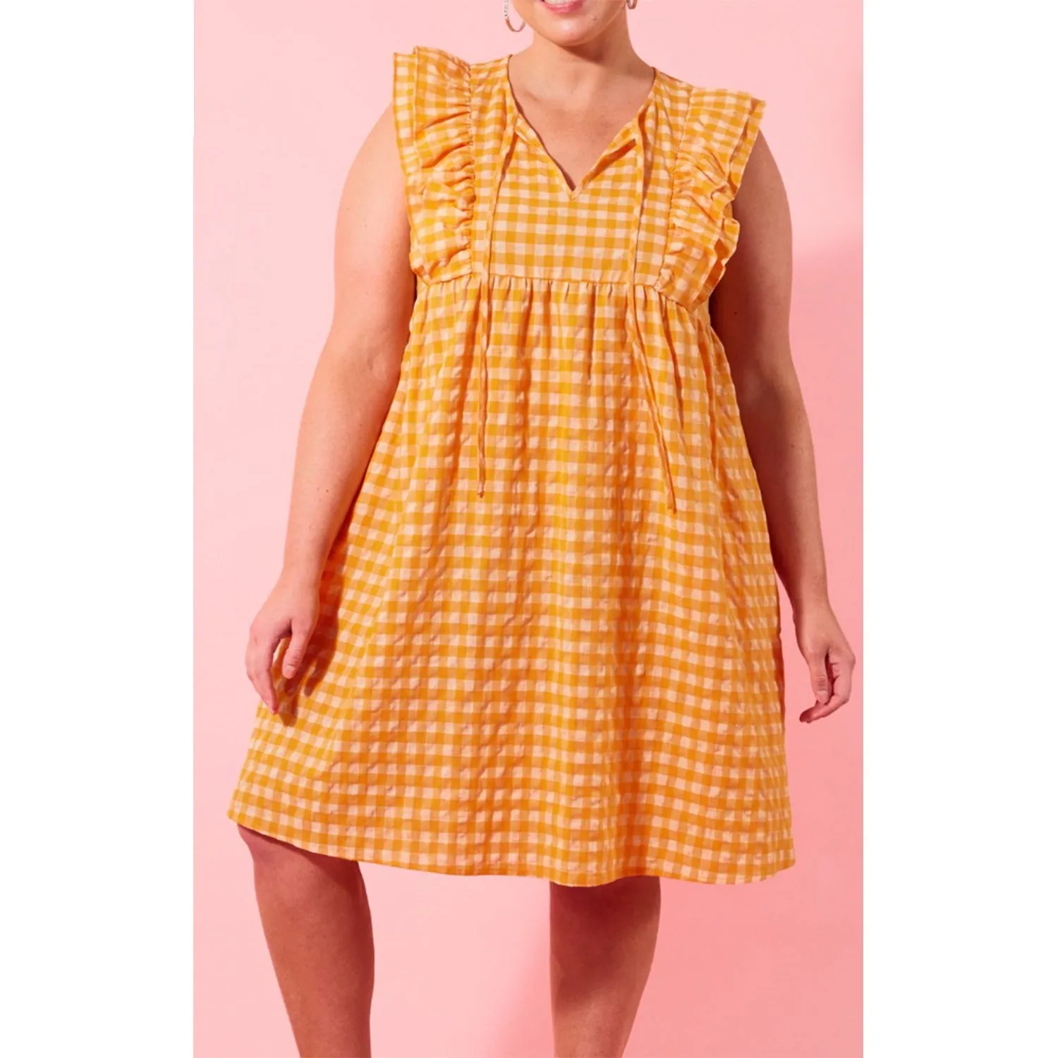 Dress Alfresco Frill - Sunrise