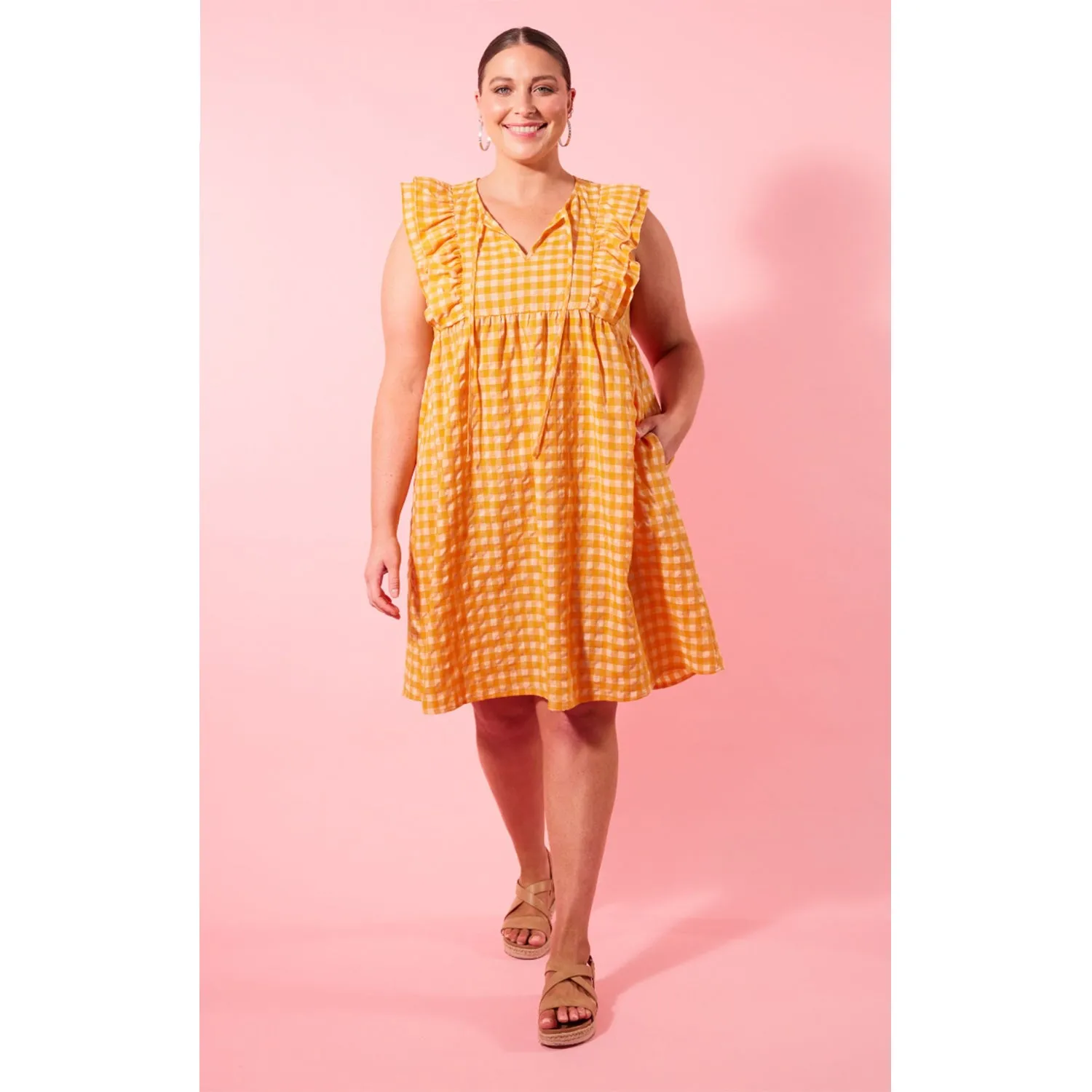 Dress Alfresco Frill - Sunrise