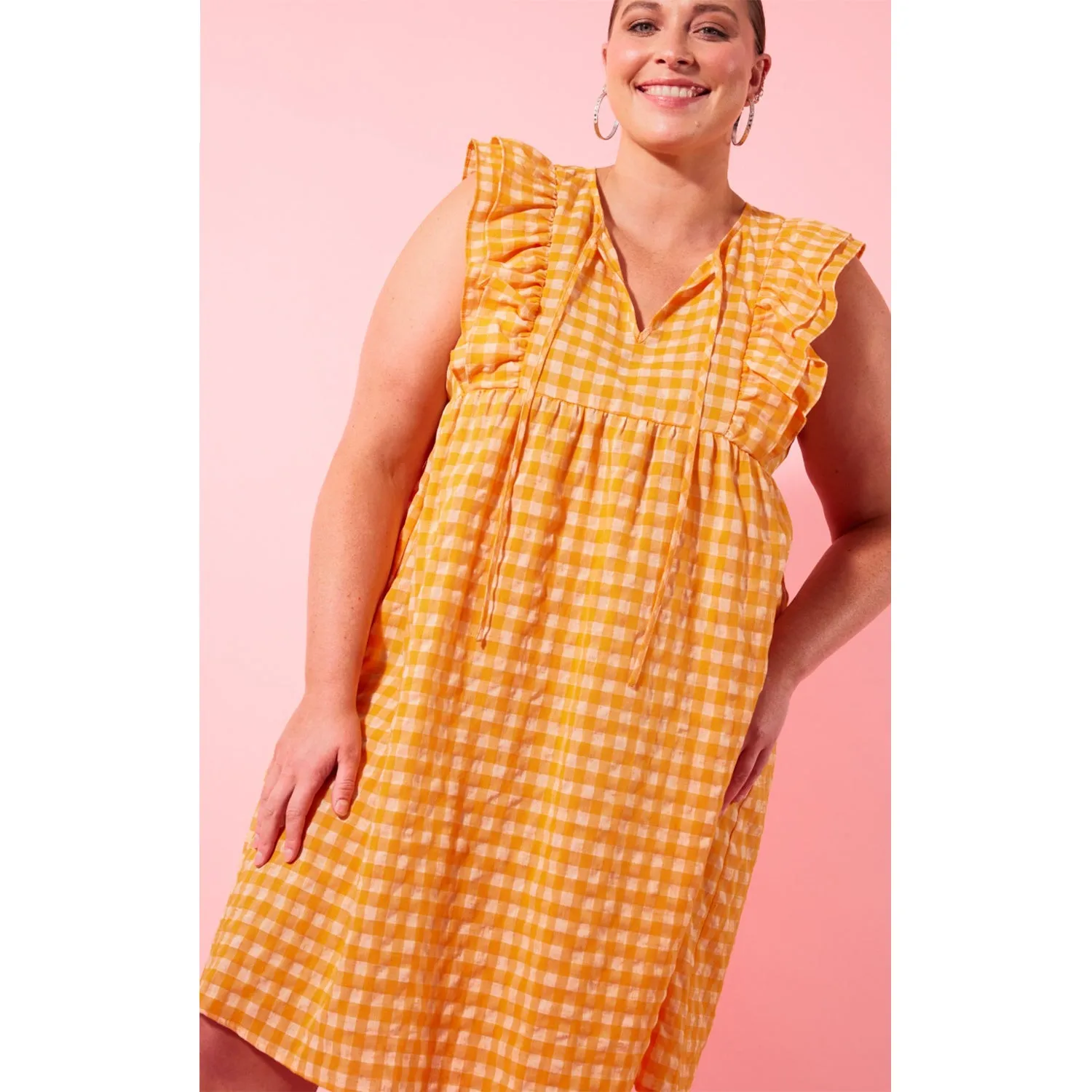 Dress Alfresco Frill - Sunrise