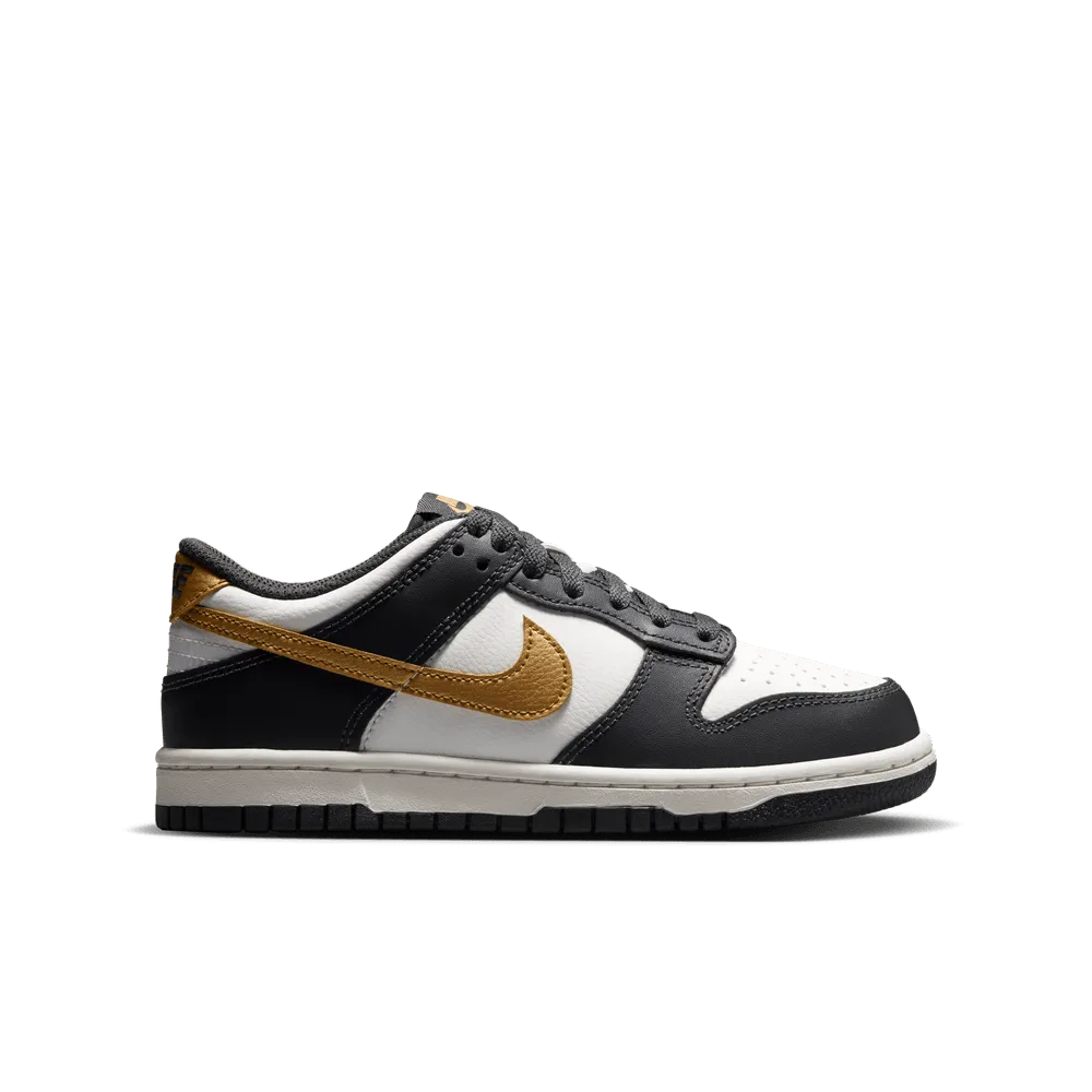 Dunk Low GS 'Summit White/Metallic Gold'