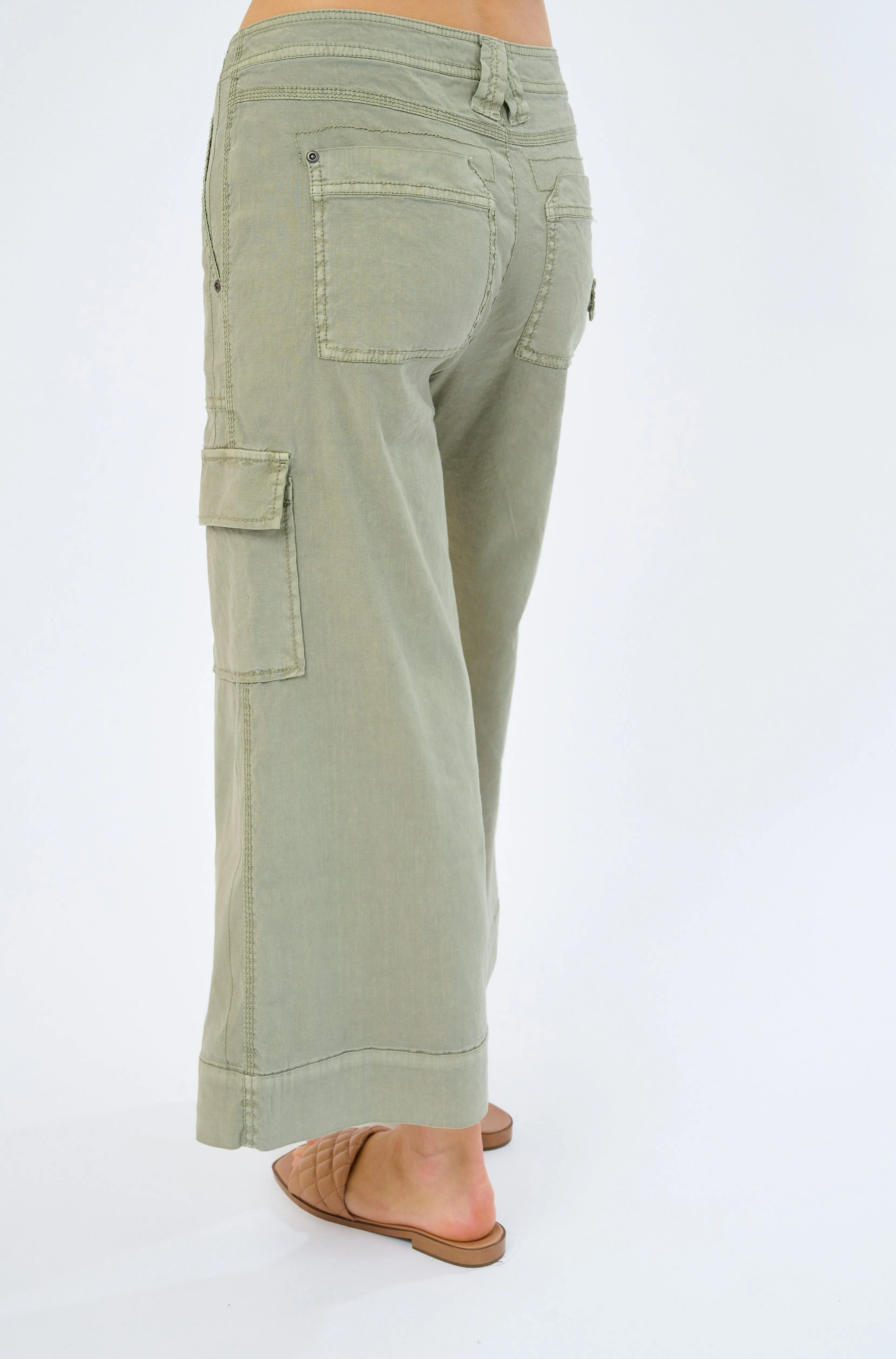 Galla Stretch Linen Pant