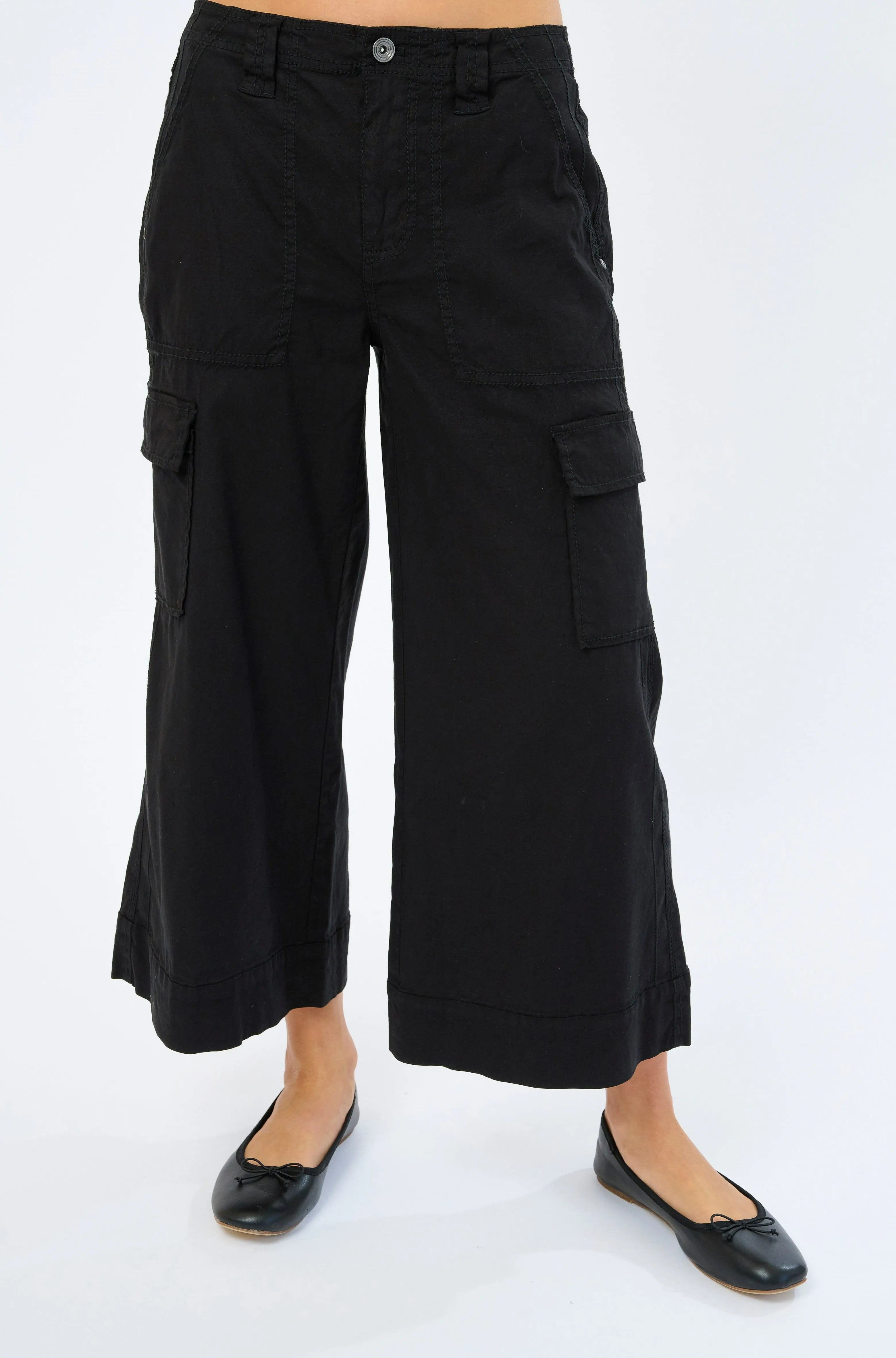 Galla Stretch Linen Pant