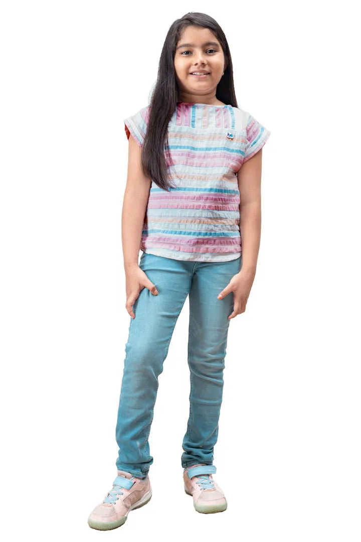 Girls Candy Multi Color Top