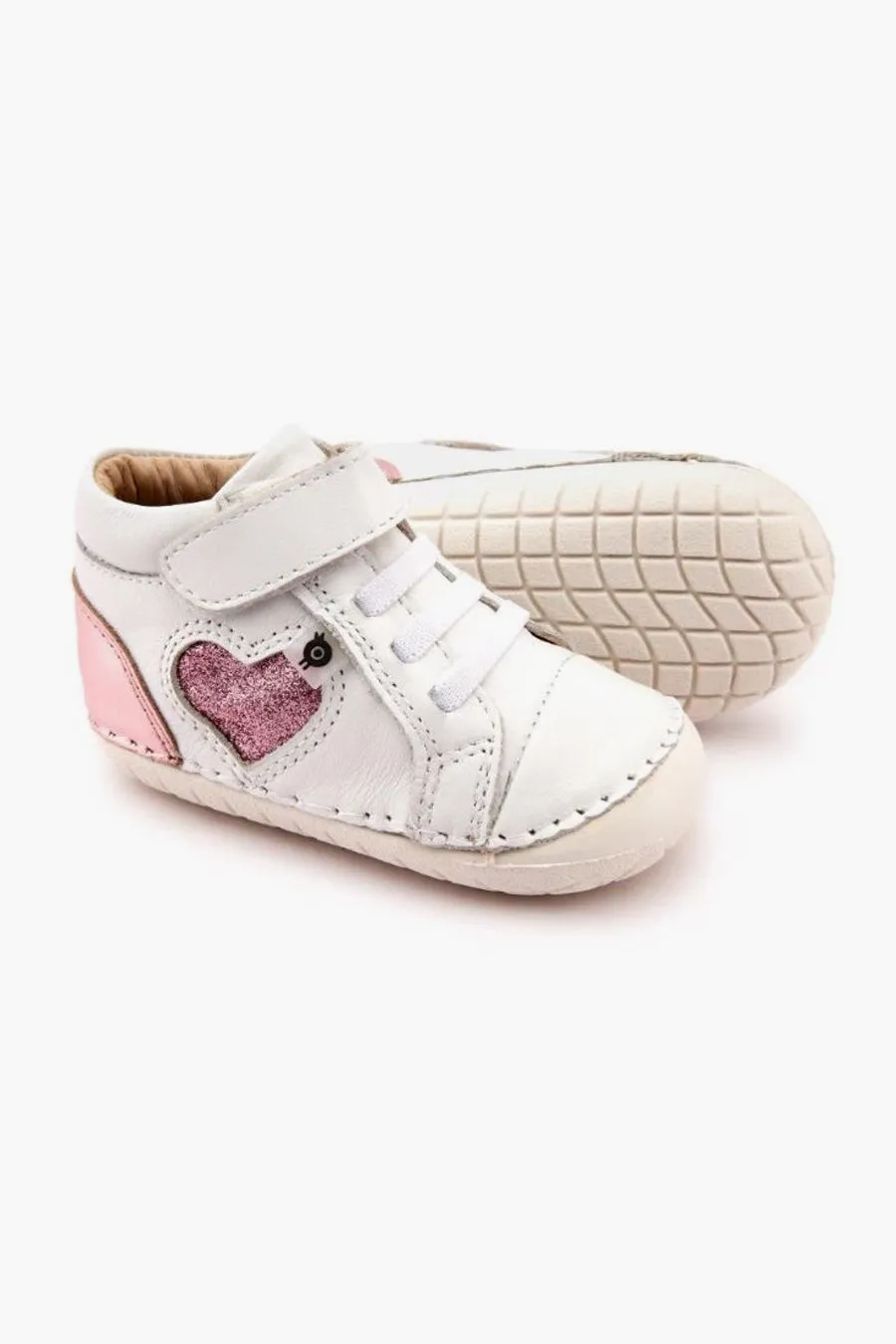 Girls Shoes Old Soles Pave My Heart - Snow Pink