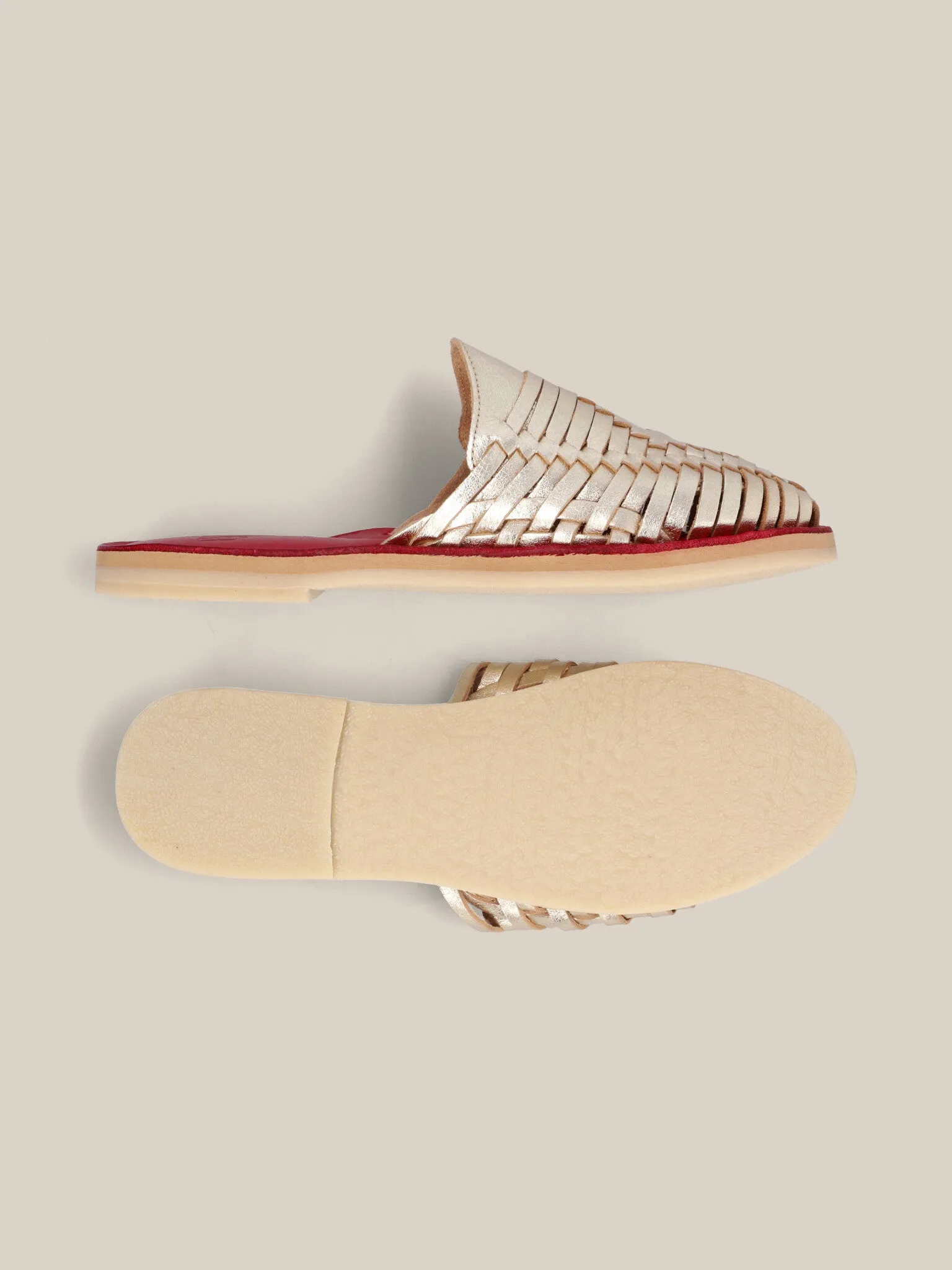 Gold Slip Ons –  Women - US