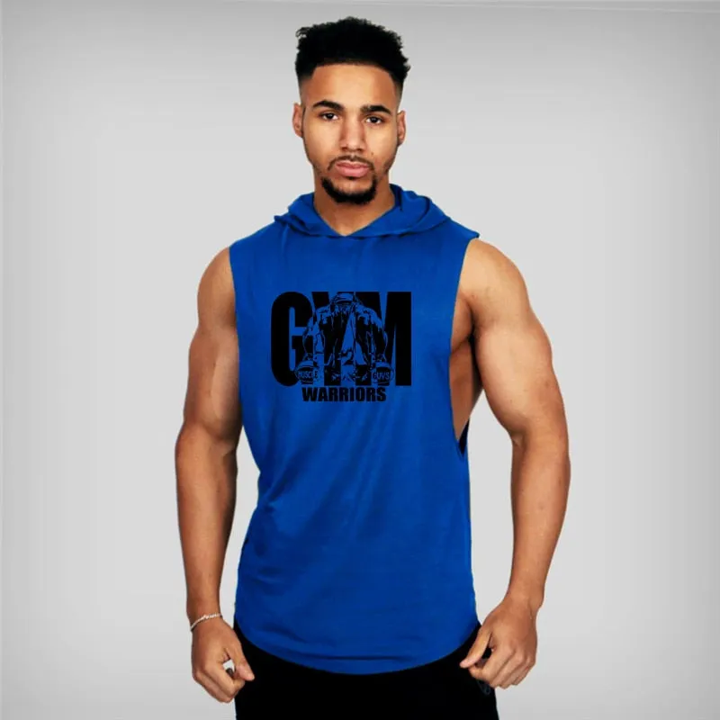 Gym Warriors Clothing Men's Bodybuilding Tank/stringers/Sleeveless T/ Cotton Sleeveless Sweatshirt Fitness Workout Sportswear Tops Male