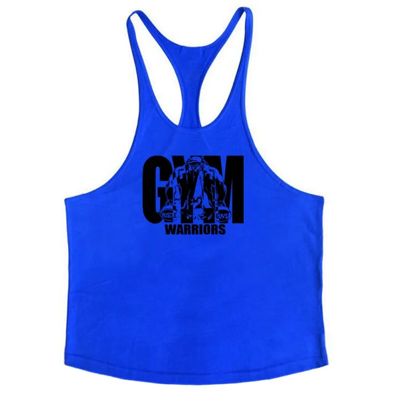 Gym Warriors Clothing Men's Bodybuilding Tank/stringers/Sleeveless T/ Cotton Sleeveless Sweatshirt Fitness Workout Sportswear Tops Male