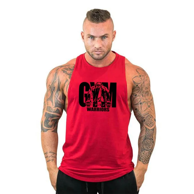 Gym Warriors Clothing Men's Bodybuilding Tank/stringers/Sleeveless T/ Cotton Sleeveless Sweatshirt Fitness Workout Sportswear Tops Male