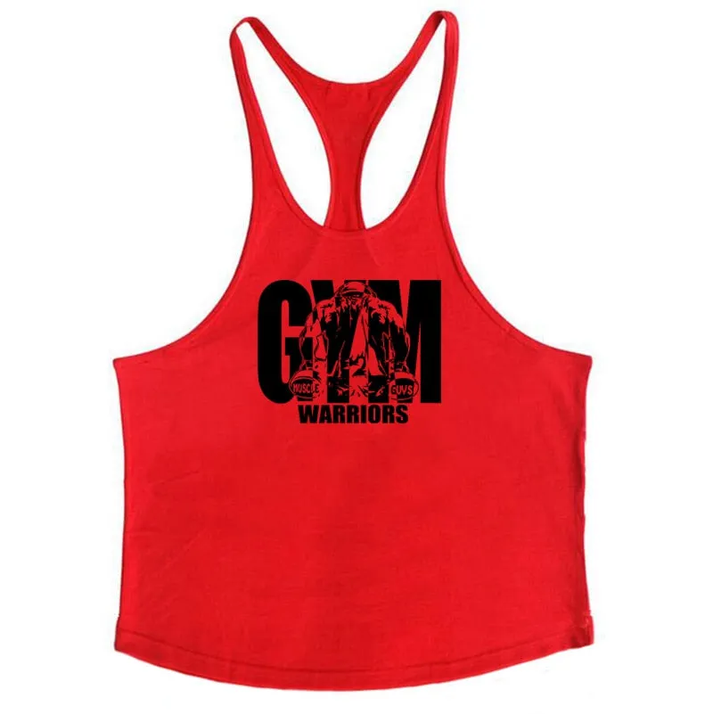 Gym Warriors Clothing Men's Bodybuilding Tank/stringers/Sleeveless T/ Cotton Sleeveless Sweatshirt Fitness Workout Sportswear Tops Male