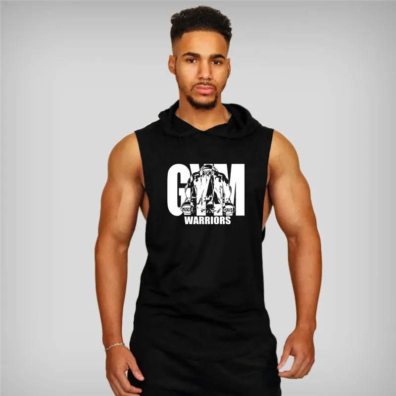 Gym Warriors Clothing Men's Bodybuilding Tank/stringers/Sleeveless T/ Cotton Sleeveless Sweatshirt Fitness Workout Sportswear Tops Male