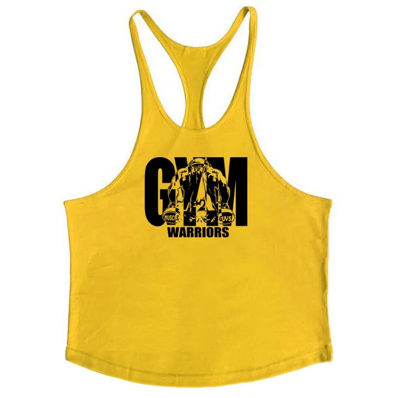 Gym Warriors Clothing Men's Bodybuilding Tank/stringers/Sleeveless T/ Cotton Sleeveless Sweatshirt Fitness Workout Sportswear Tops Male