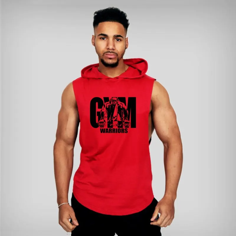 Gym Warriors Clothing Men's Bodybuilding Tank/stringers/Sleeveless T/ Cotton Sleeveless Sweatshirt Fitness Workout Sportswear Tops Male