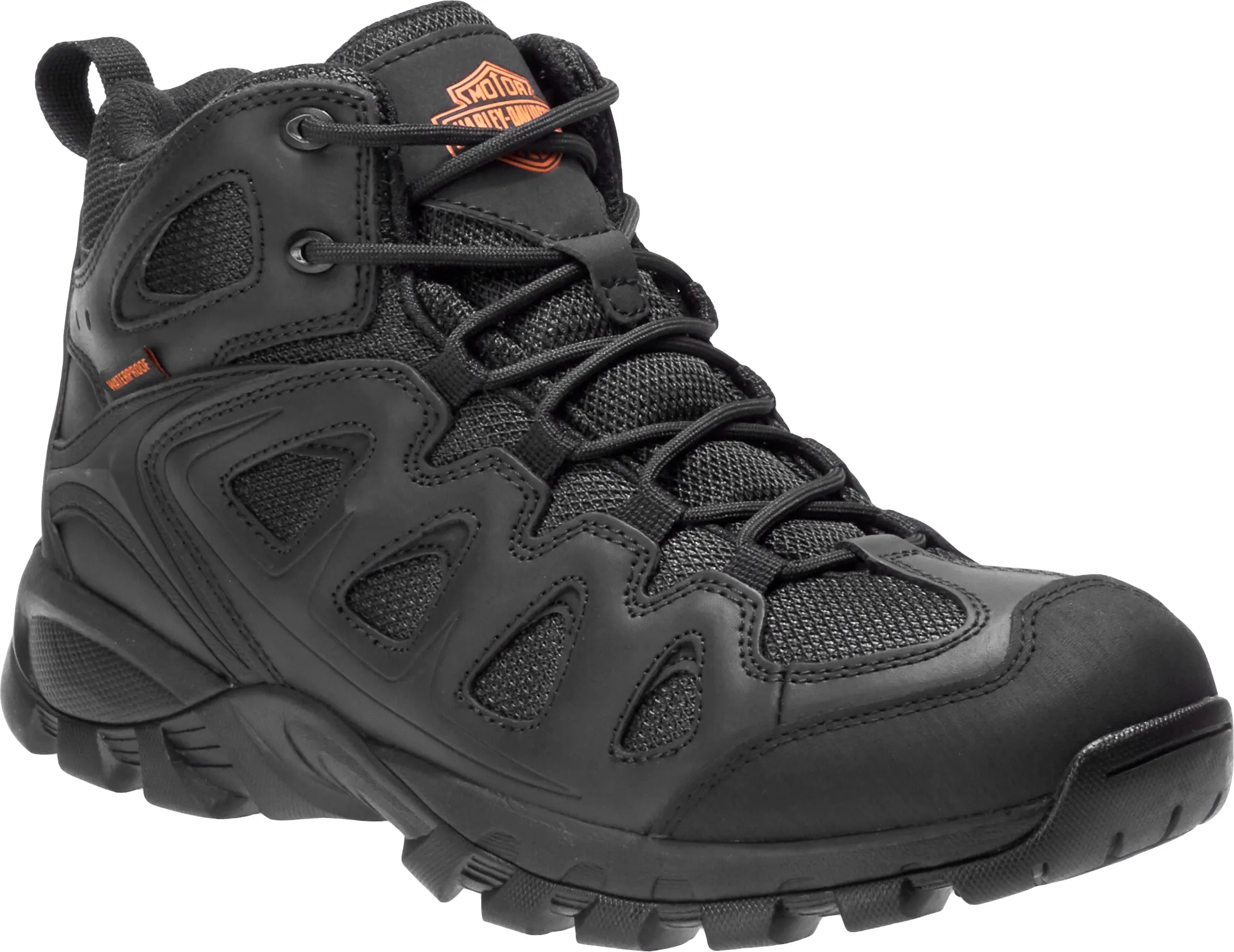 'Harley Davidson' Men's Woodridge Composite Shoe - Black