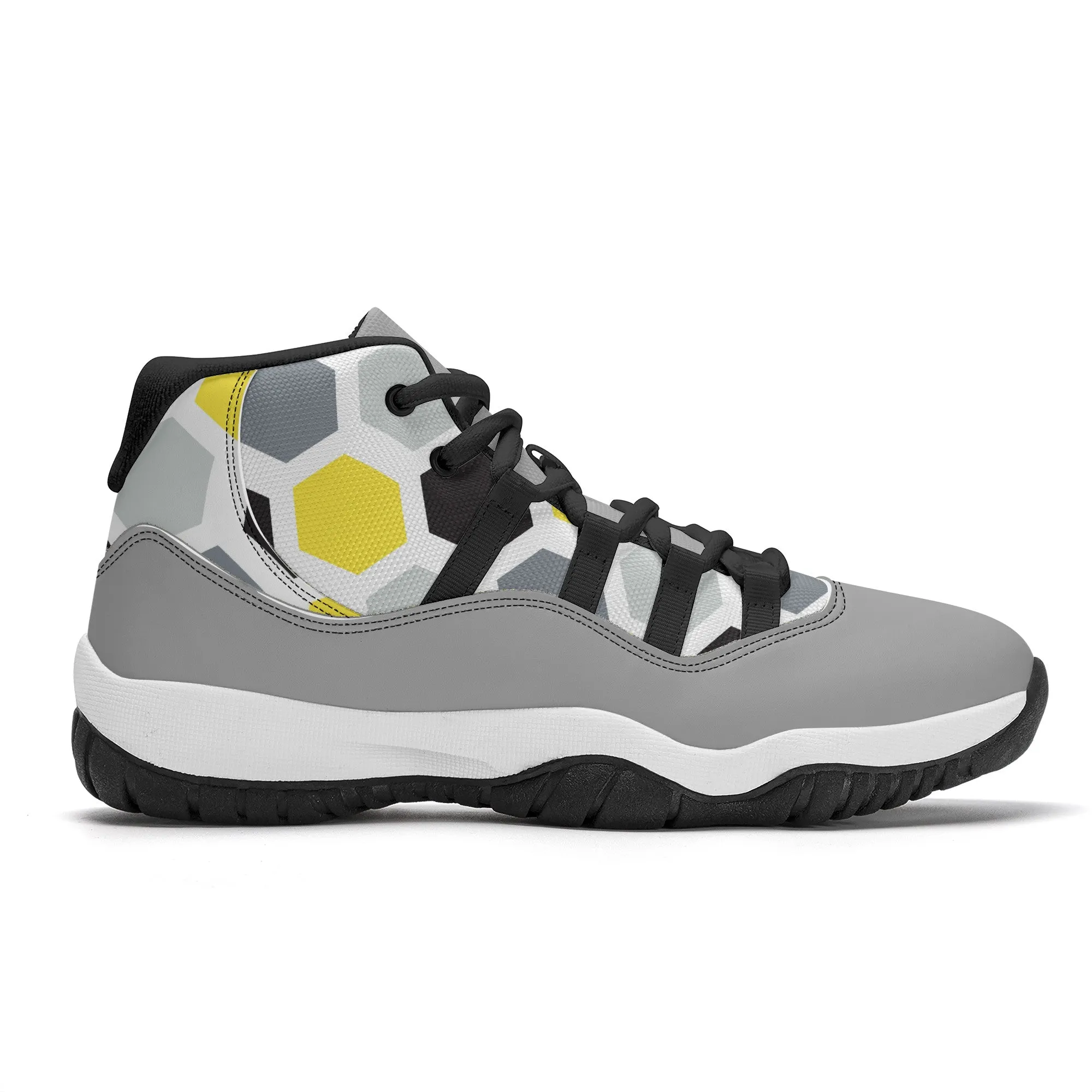 High Top Air Retro Sneakers - Grey