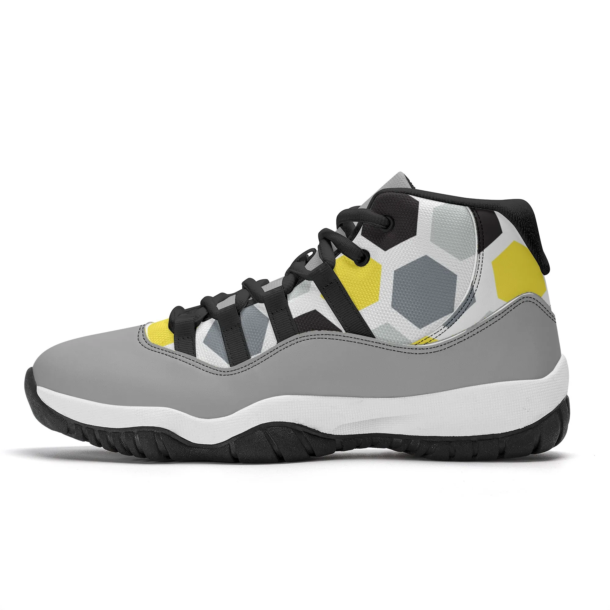 High Top Air Retro Sneakers - Grey