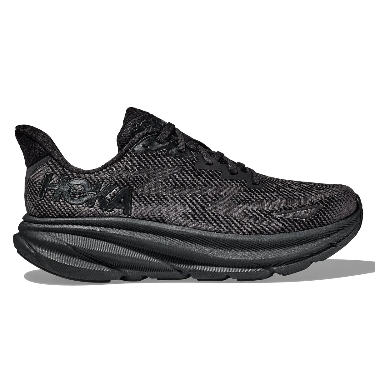 Hoka Clifton 9 Mens | Black / Black