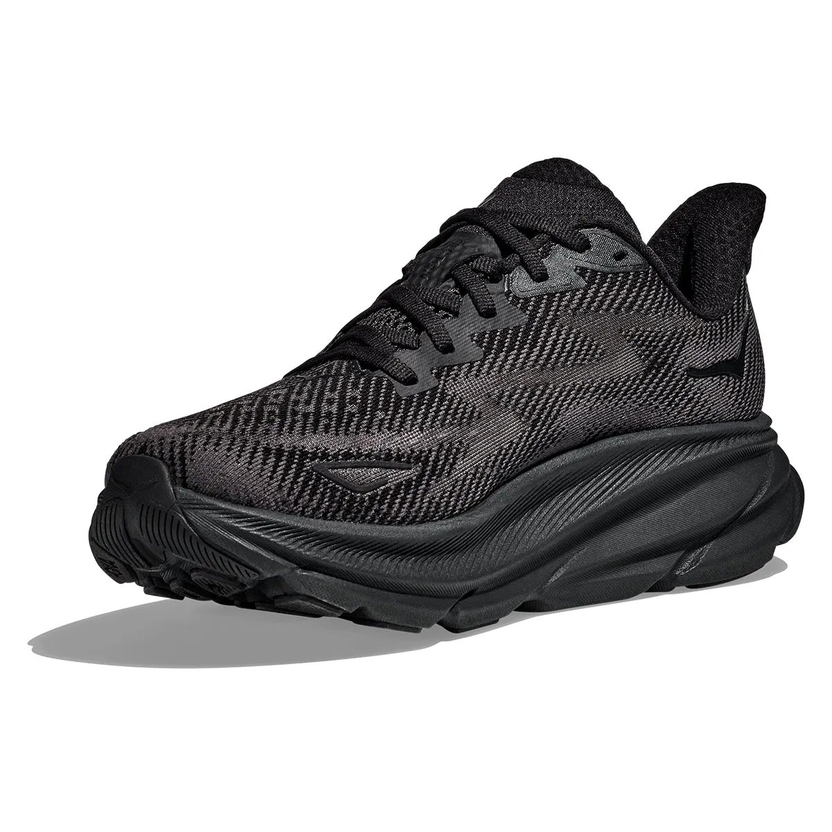 Hoka Clifton 9 Womens | Black / Black