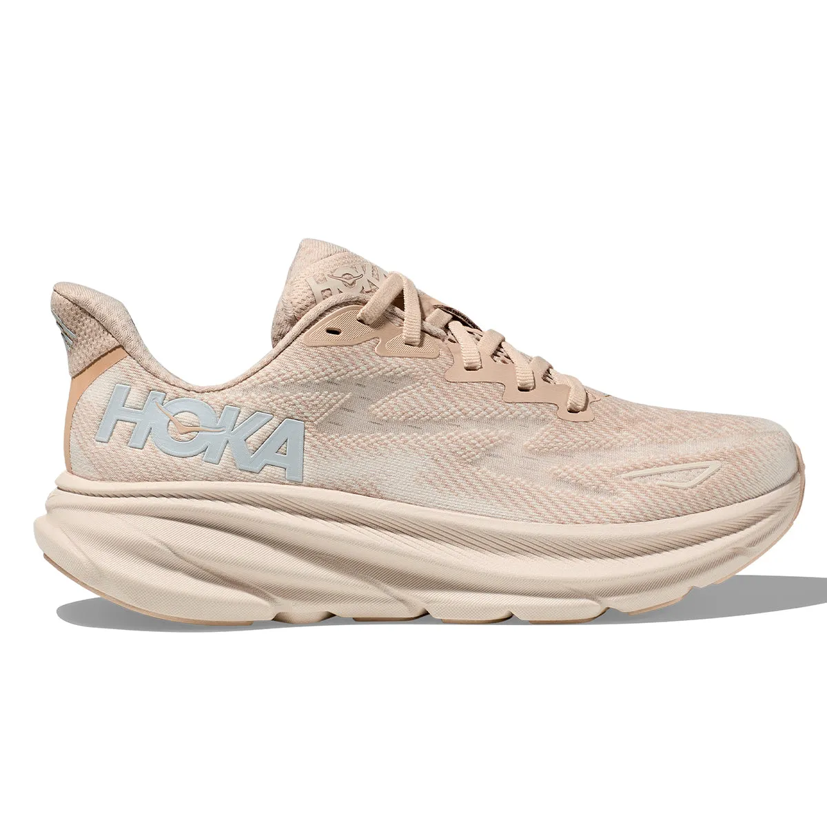 Hoka Clifton 9 Womens | Shifting Sand / Eggnog