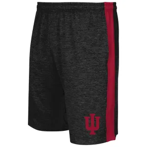 Indiana Hoosiers Colosseum Charcoal Elastic Waistband Workout Basketball Shorts