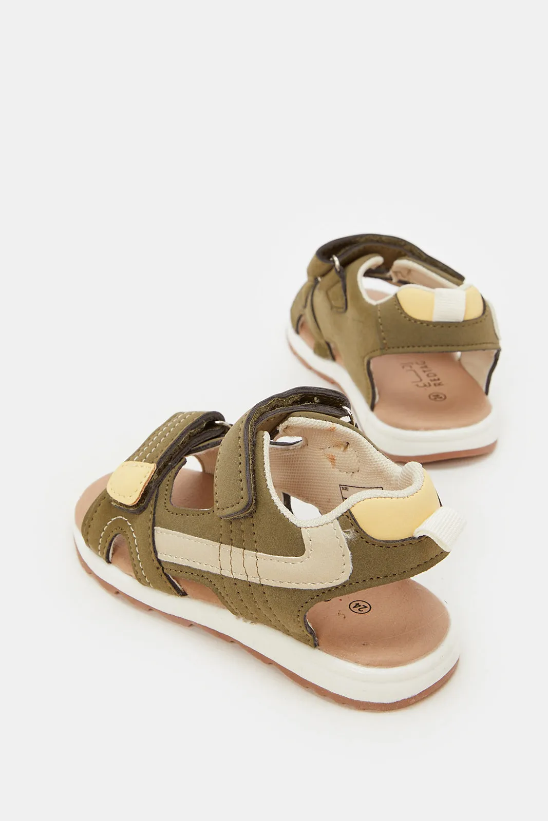 Infant Boys Beige Sporty Sandal