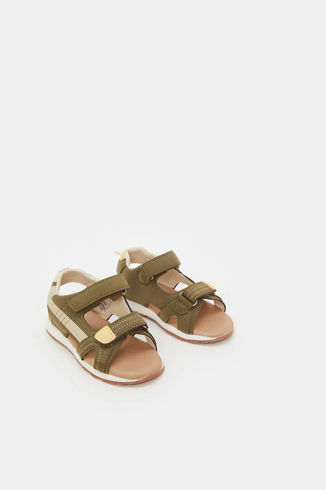 Infant Boys Beige Sporty Sandal