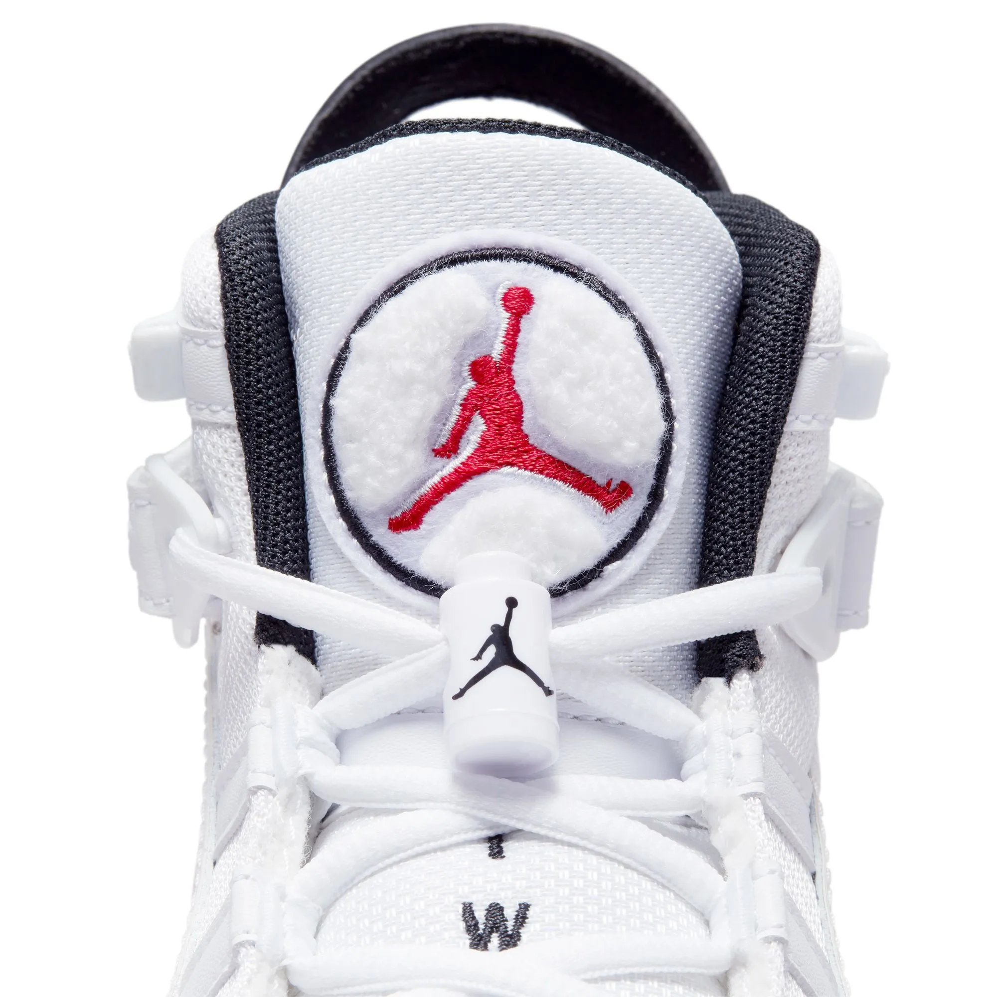 Jordan 6 Rings (GS) - WHITE/UNIVERSITY RED-BLACK