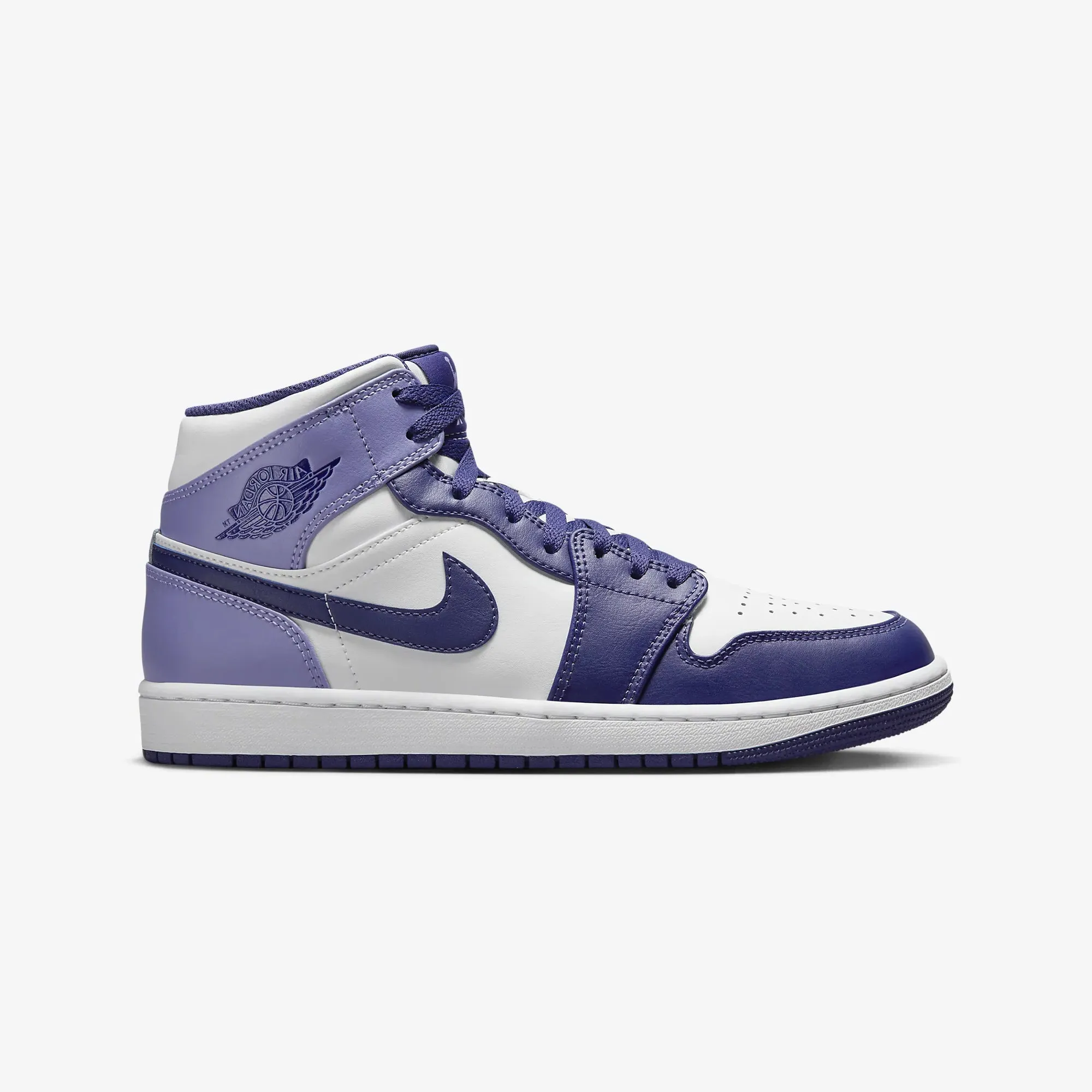 Jordan | AIR JORDAN 1 MID  { SKY J PURPLE/SKY J PURPLE-WHITE