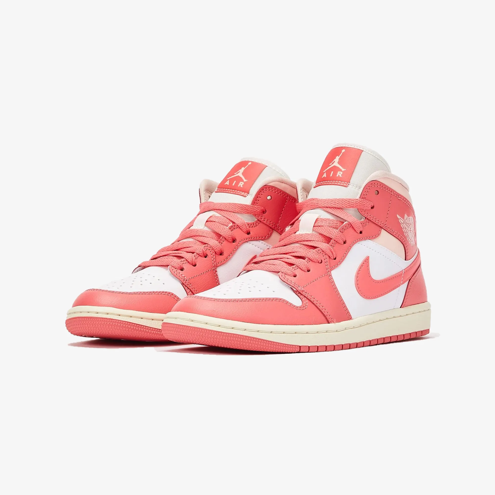 Jordan | WMN'S AIR JORDAN 1 MID  { STRAWBERRIES/CREAM