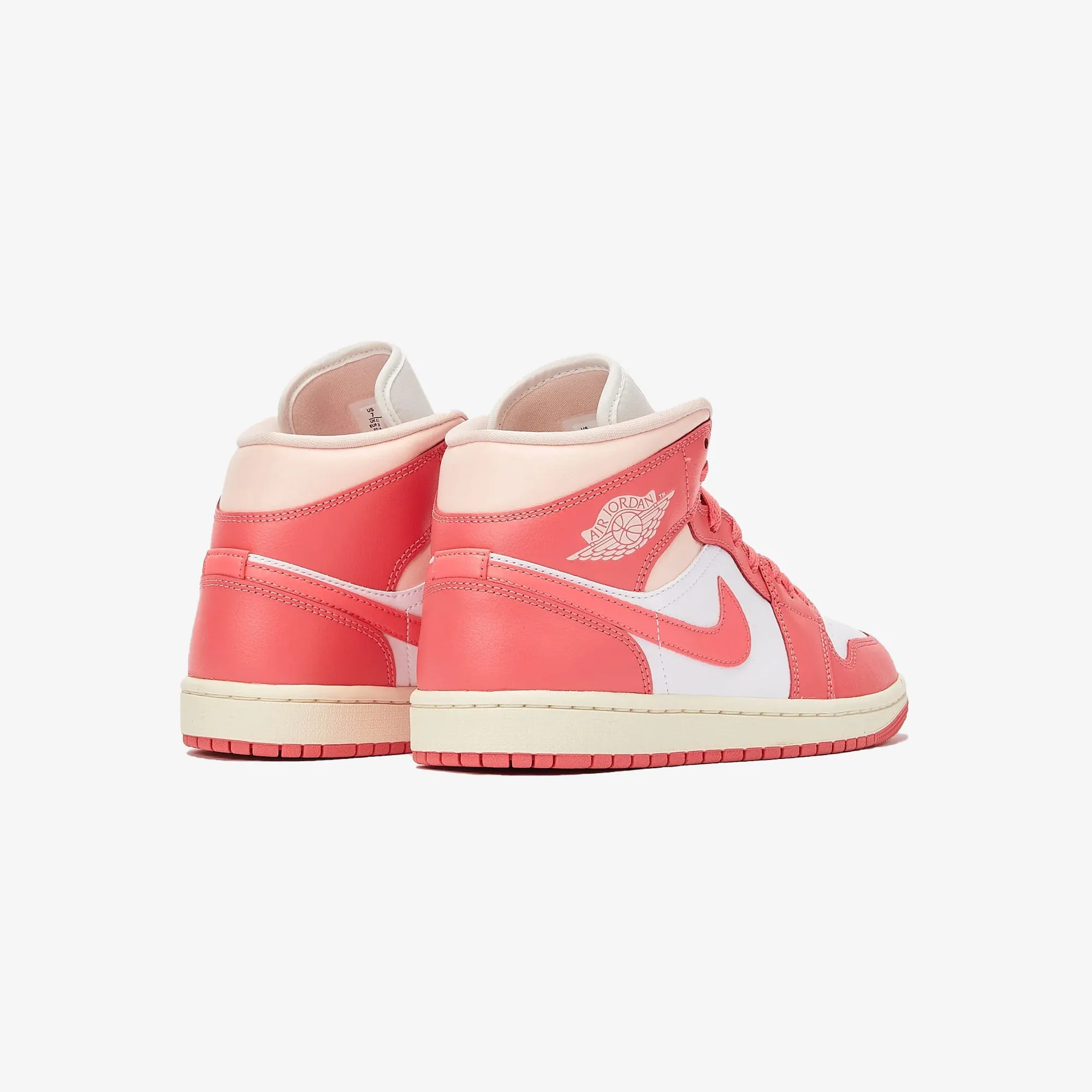 Jordan | WMN'S AIR JORDAN 1 MID  { STRAWBERRIES/CREAM