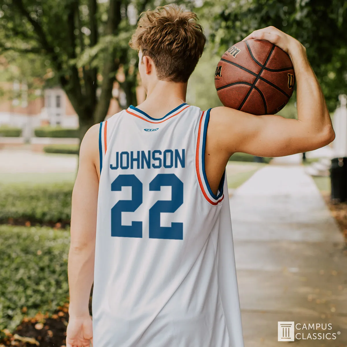 Kappa Alpha Retro Block Basketball Jersey