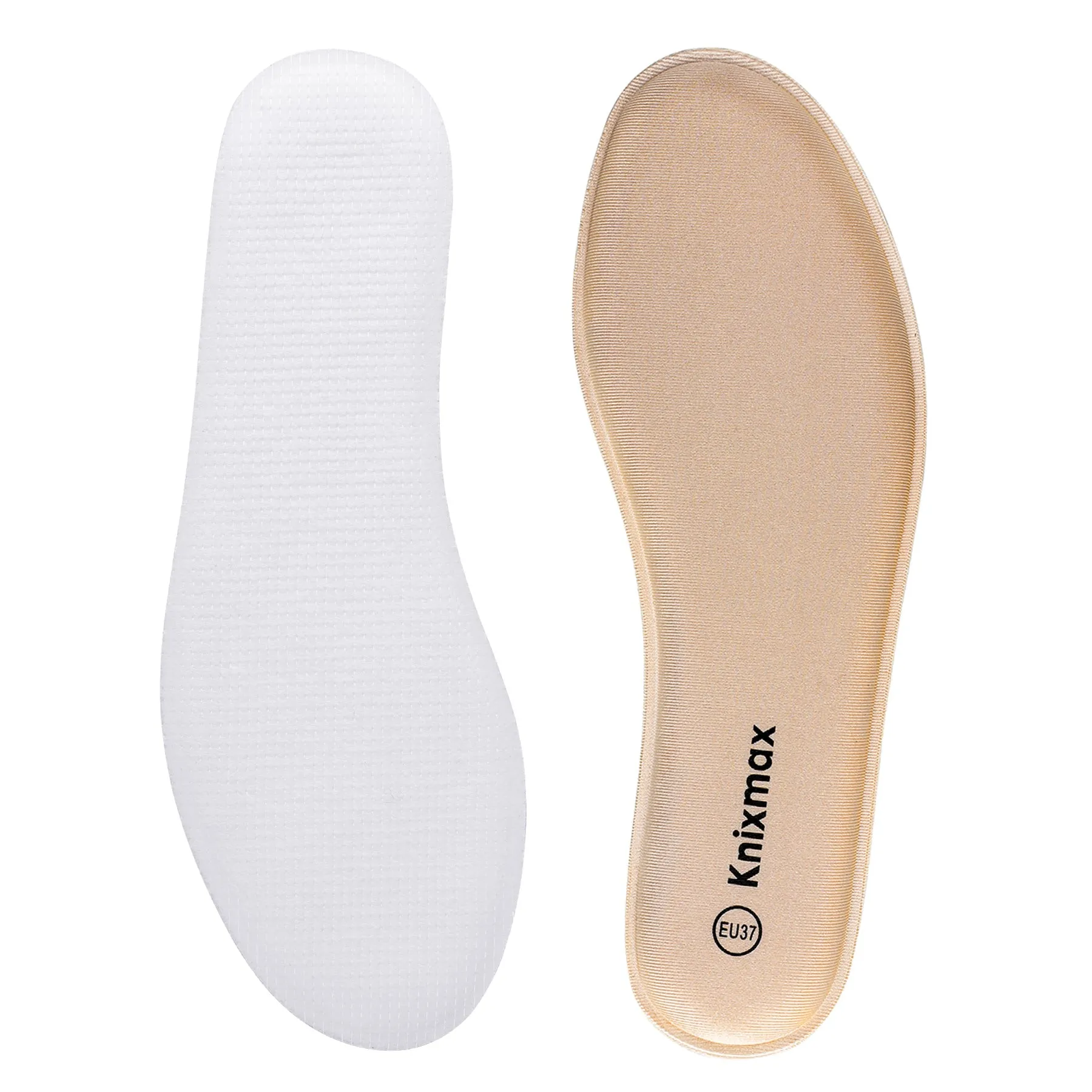 Knixmax Women Memory Foam Insoles Comfort Shoe Inserts Shock Absorption Cushioning Foot Support Pads