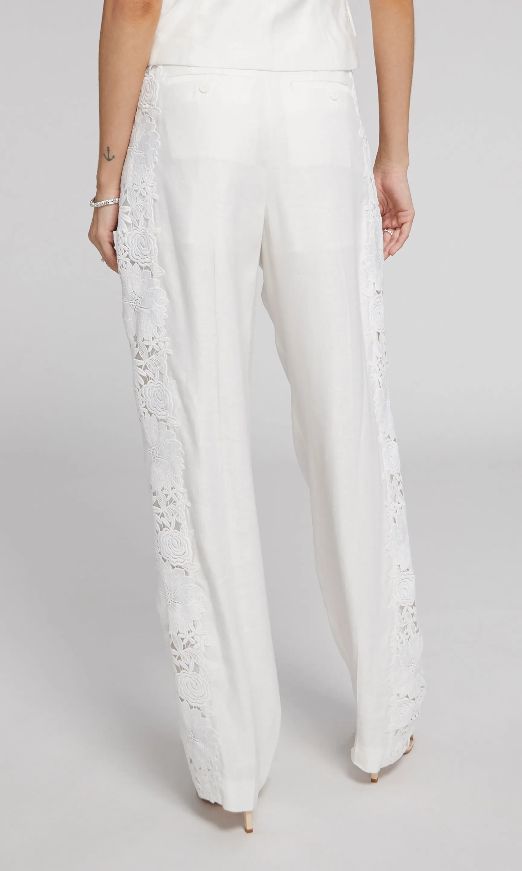 Lara Lace Combo Pants