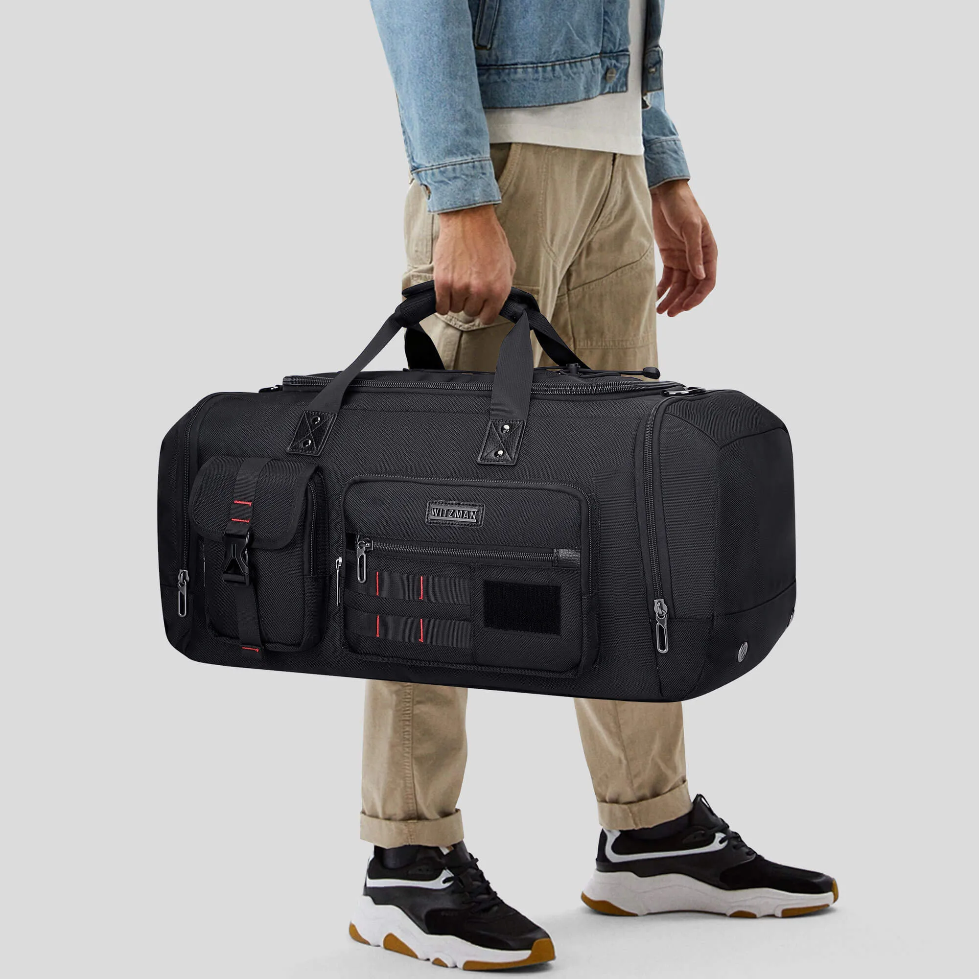 Large Travel Duffel Bags With Shoe Compartment Tote Bag