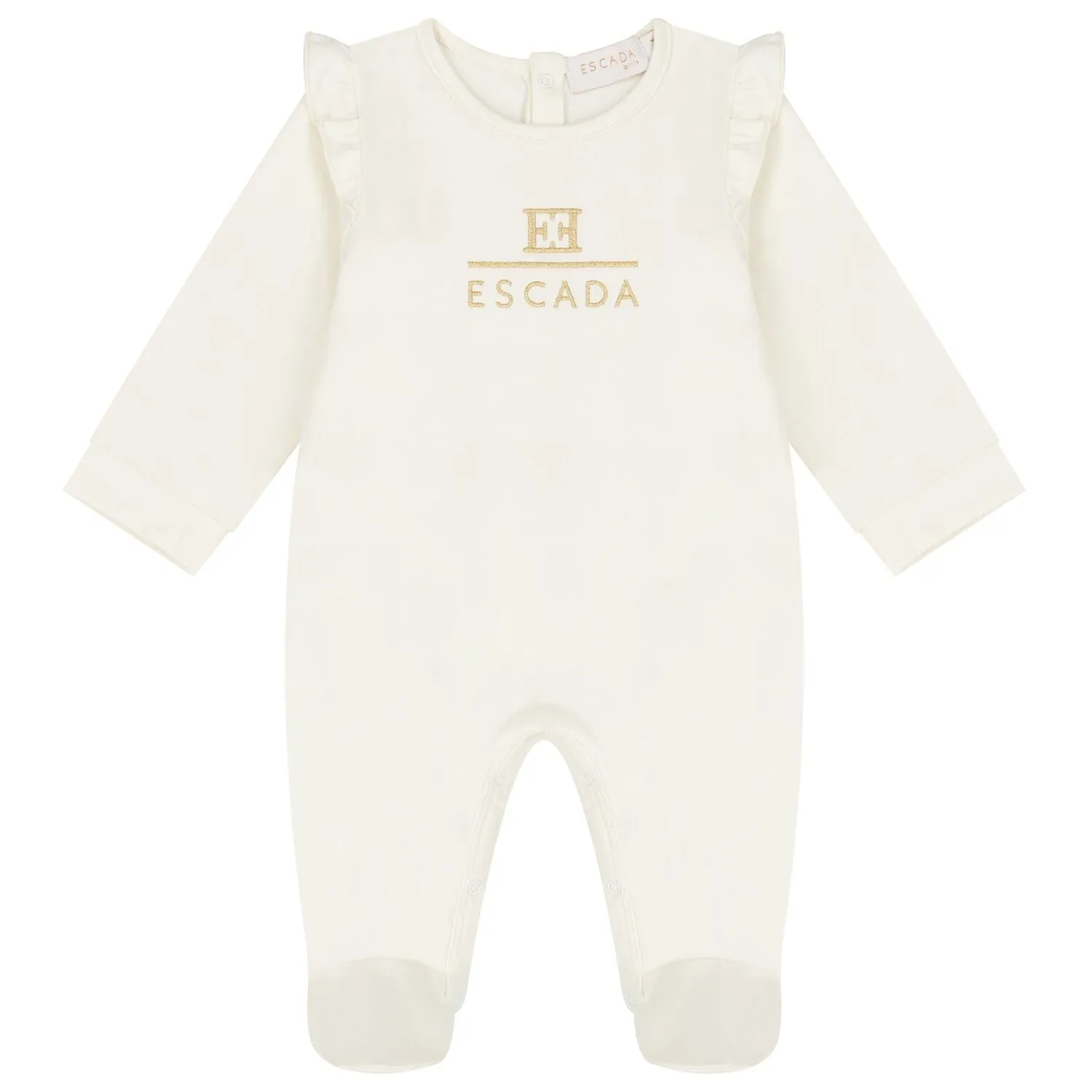 Logo Ruffled Babygrow