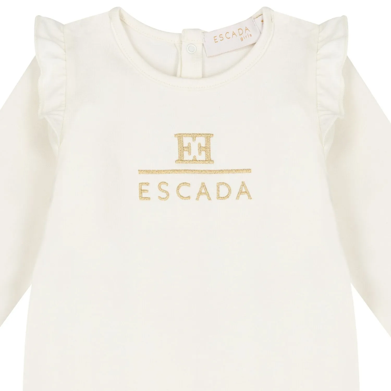 Logo Ruffled Babygrow