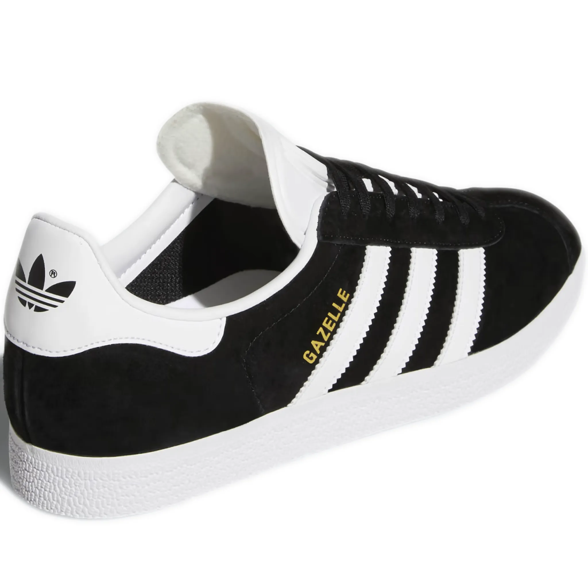 Men's Adidas Gazelle Shoes - Black/ White