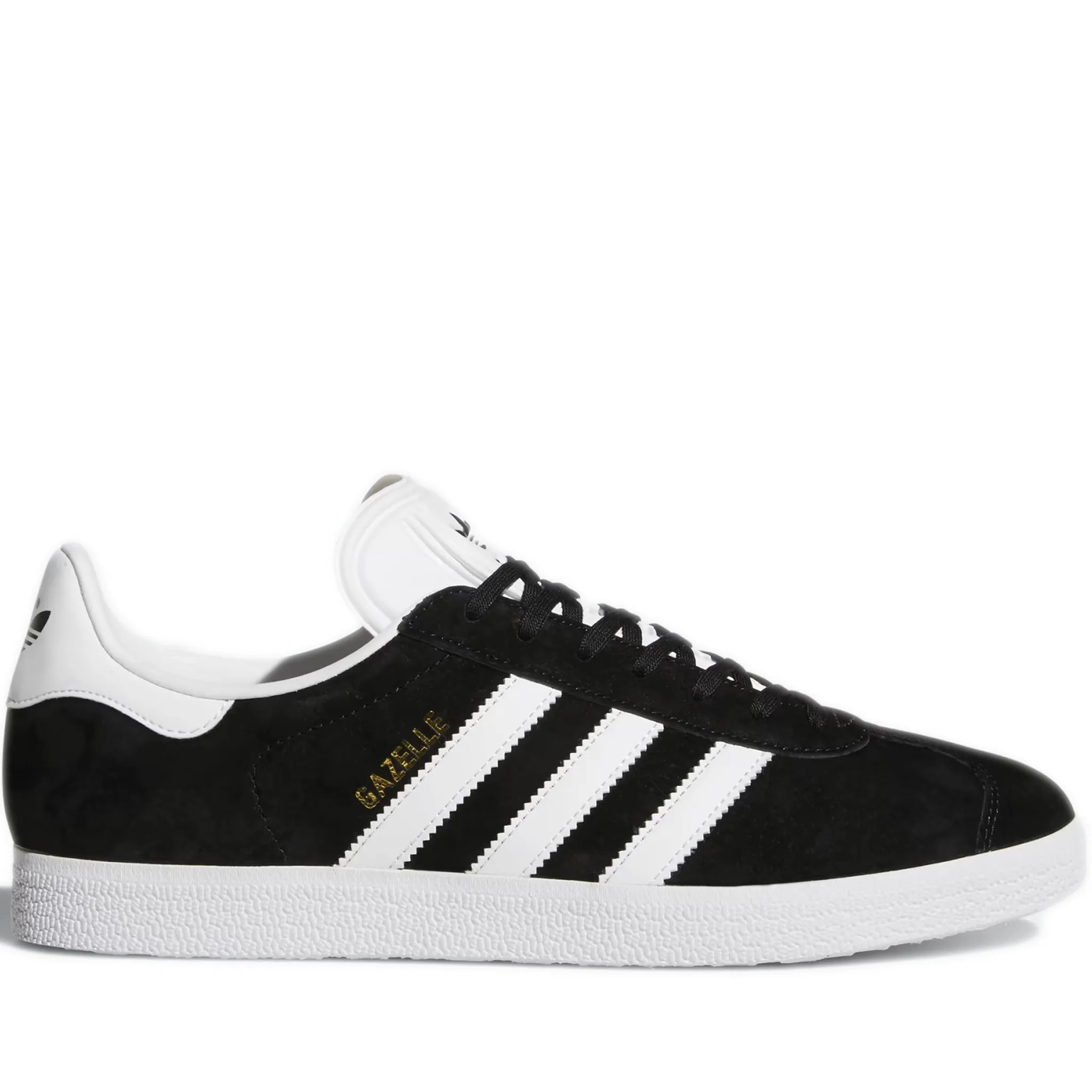 Men's Adidas Gazelle Shoes - Black/ White