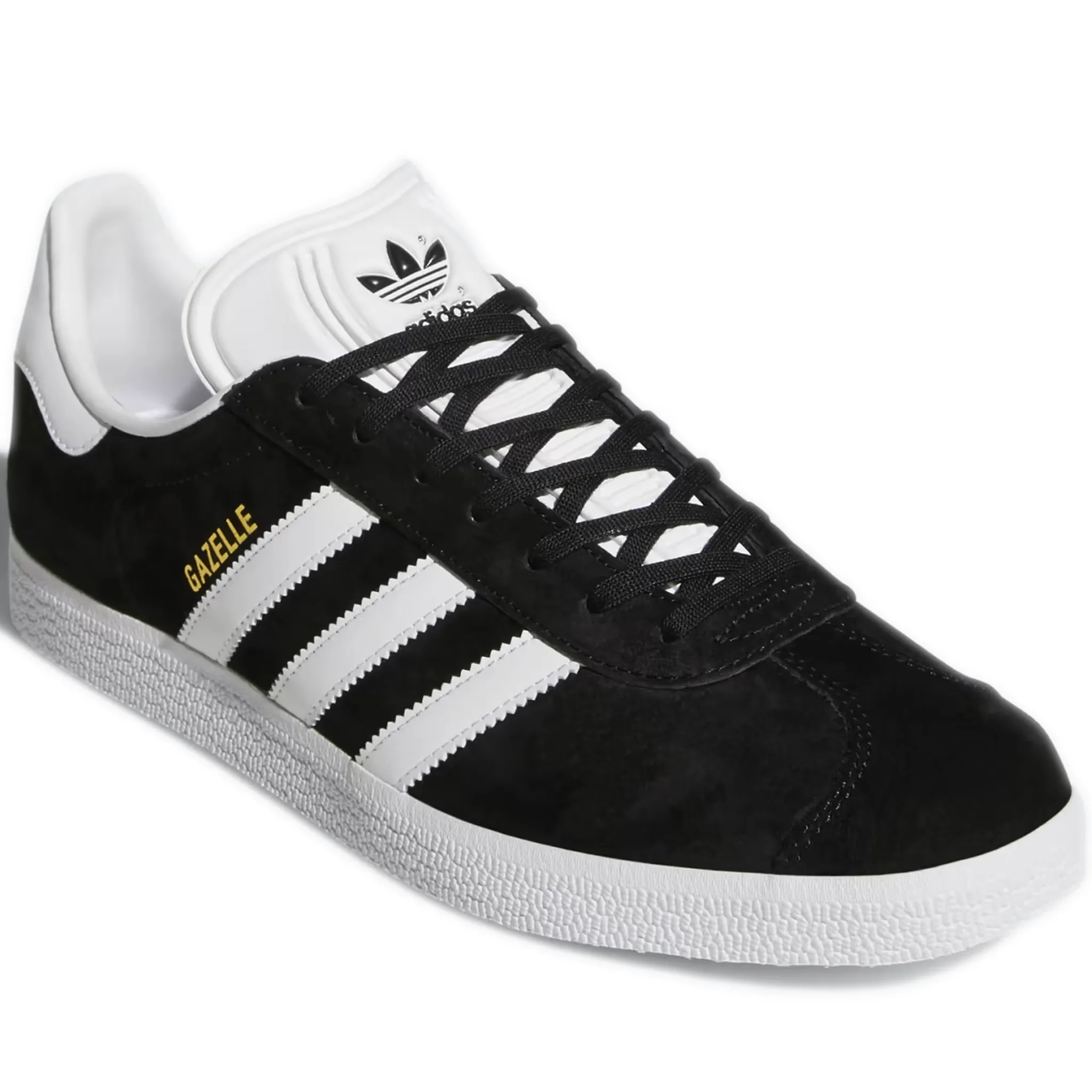 Men's Adidas Gazelle Shoes - Black/ White