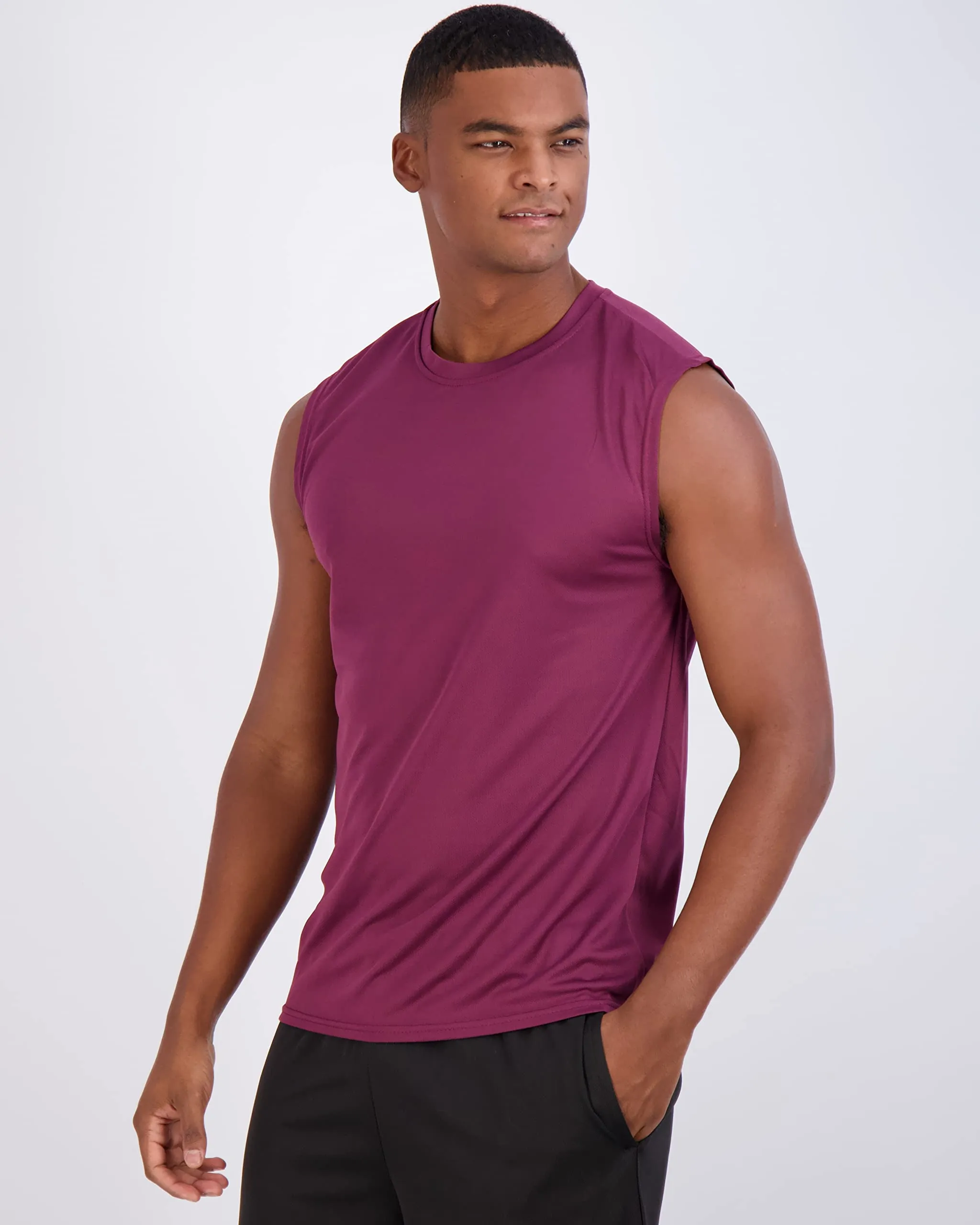 Men's Mesh Tank Top Quick Wicking Jersey Undershirt Set XLarge T-Shirt