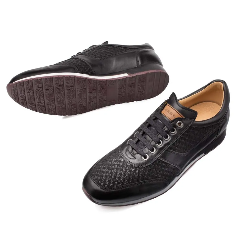 Mezlan Maxim in Black Dress Sneaker Men's Shoes