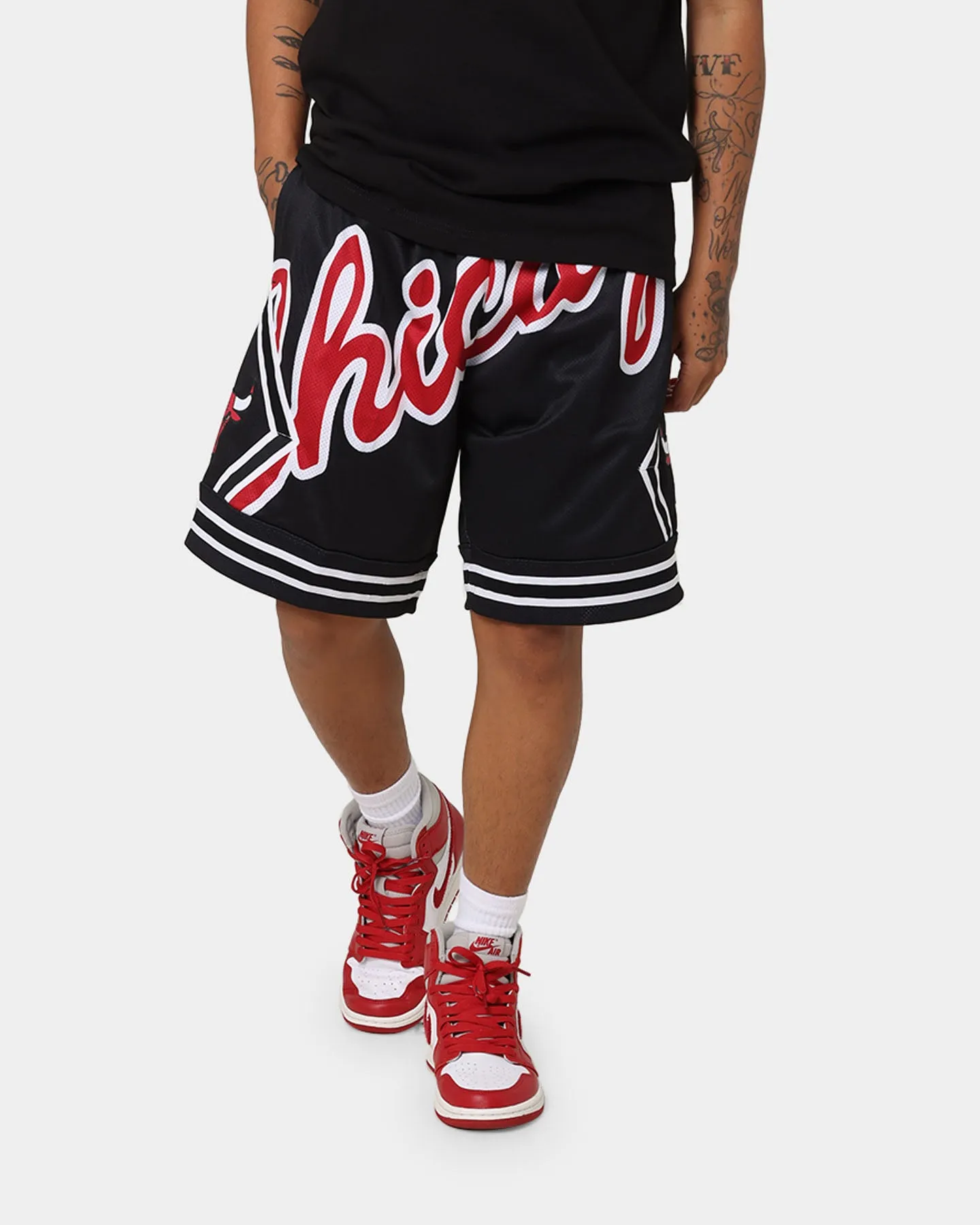 Mitchell & Ness Chicago Bulls Blown Out Fashion Shorts Black