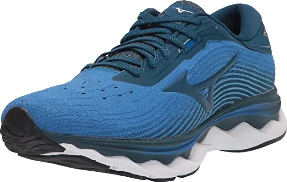 Mizuno | Wave Sky 5 | Men's | Imperial Blue/Gibraltar Sea