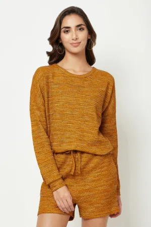 Mustard Textured Loungewear