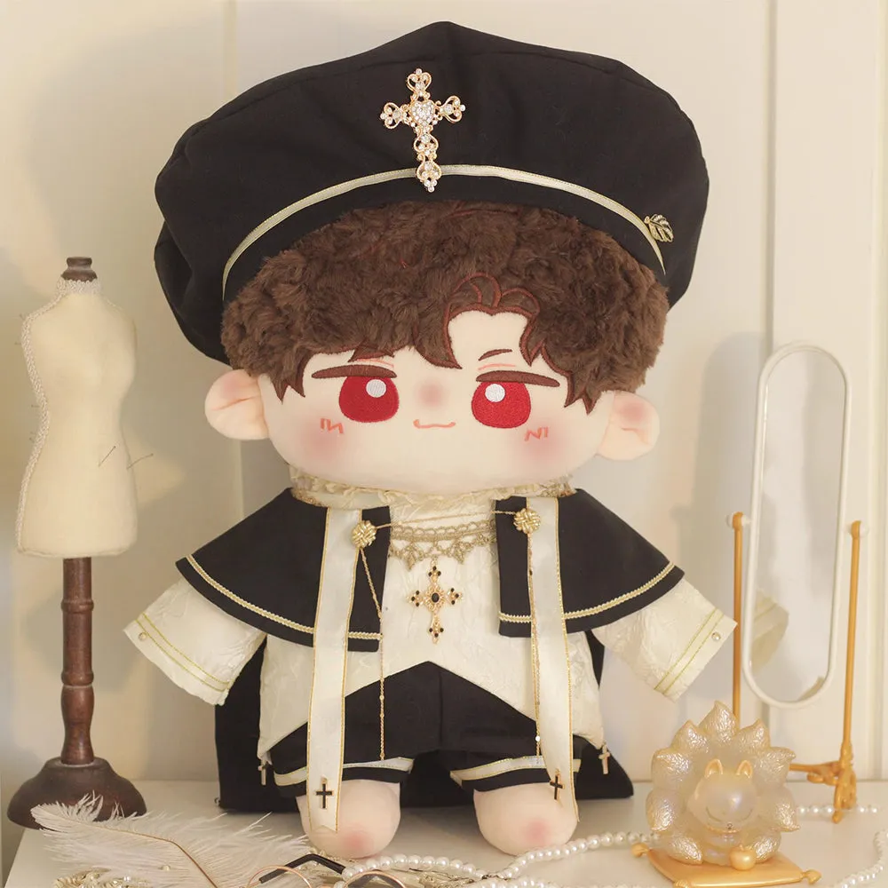 niannyyhouse 10cm 15cm 20cm 40cm Doll Clothes European Style Hat Shirt Pants Shawl Leather Shoes Stuffed Plush Toy Accessories