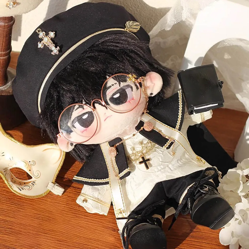 niannyyhouse 10cm 15cm 20cm 40cm Doll Clothes European Style Hat Shirt Pants Shawl Leather Shoes Stuffed Plush Toy Accessories