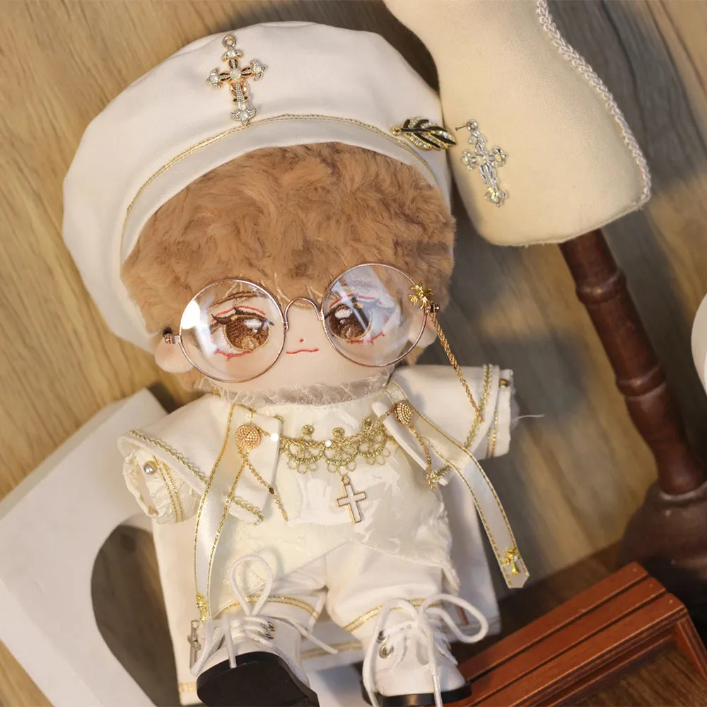 niannyyhouse 10cm 15cm 20cm 40cm Doll Clothes European Style Hat Shirt Pants Shawl Leather Shoes Stuffed Plush Toy Accessories