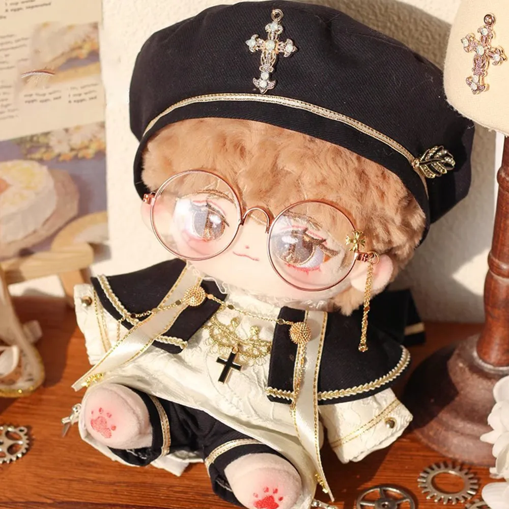 niannyyhouse 10cm 15cm 20cm 40cm Doll Clothes European Style Hat Shirt Pants Shawl Leather Shoes Stuffed Plush Toy Accessories