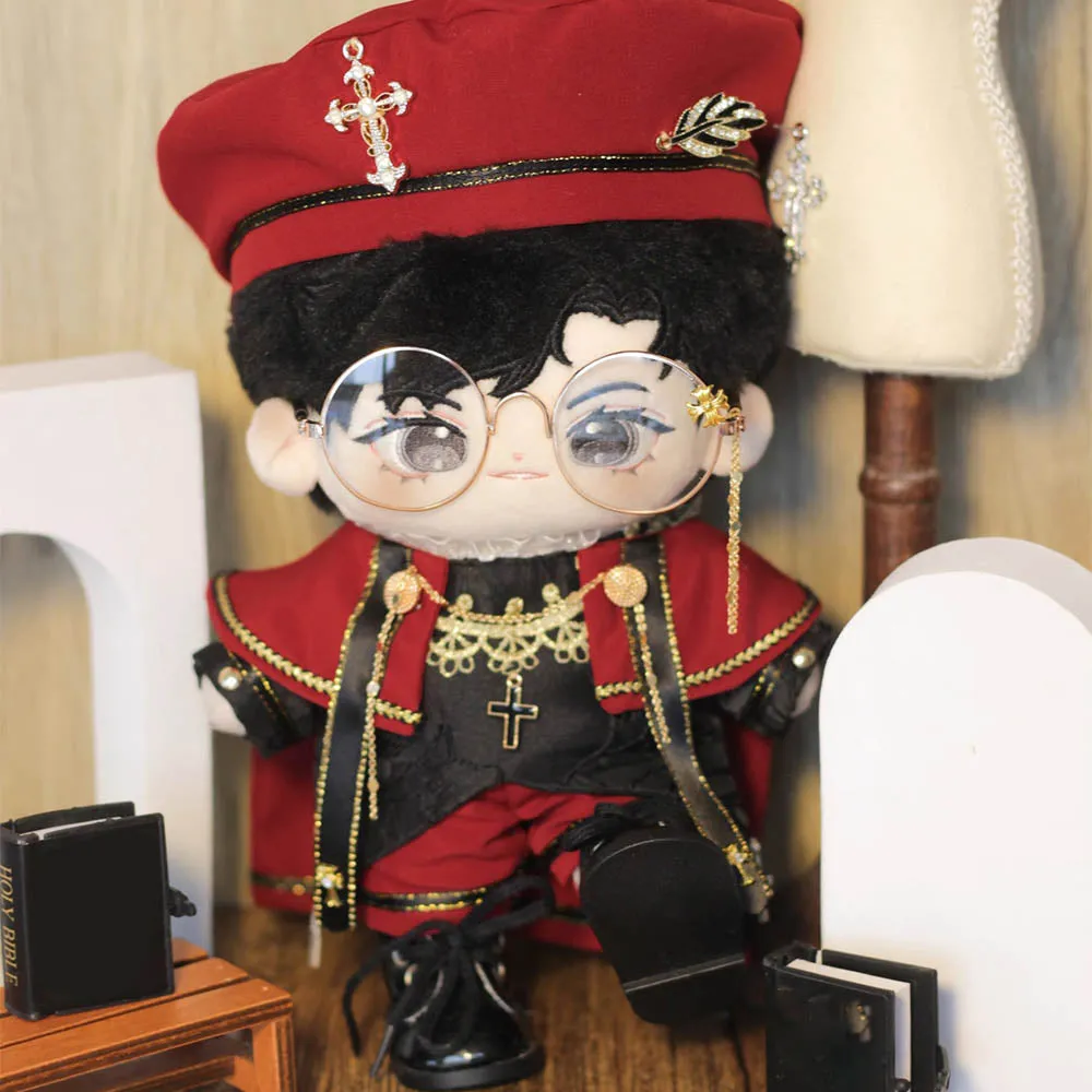 niannyyhouse 10cm 15cm 20cm 40cm Doll Clothes European Style Hat Shirt Pants Shawl Leather Shoes Stuffed Plush Toy Accessories